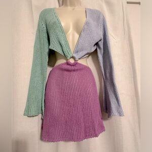 Crochet beach cover, backless